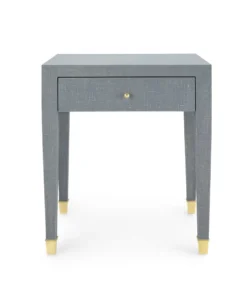 Bungalow 5 Claudette 1 Drawer Side Table Gray