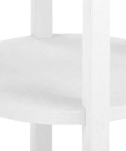 Bungalow 5 Claudette One Drawer Round Side Table White New Arrivals 16 Bungalow 5 Claudette One Drawer Round Side Table White New Arrivals