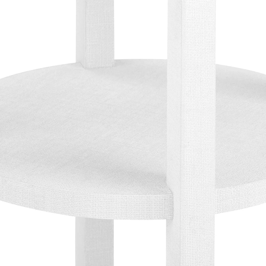 Bungalow 5 Claudette One Drawer Round Side Table White New Arrivals 8 Bungalow 5 Claudette One Drawer Round Side Table White New Arrivals