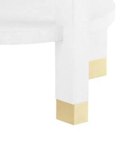 Bungalow 5 Claudette One Drawer Round Side Table White New Arrivals 17 Bungalow 5 Claudette One Drawer Round Side Table White New Arrivals