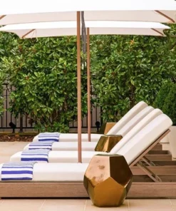 Made Goods New Arrivals Cole Stool Crackled Gold