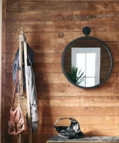 Four Hands Cru Large Mirror Aged Bronze