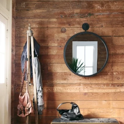 Four Hands Cru Large Mirror Aged Bronze 2 Four Hands Cru Large Mirror Aged Bronze