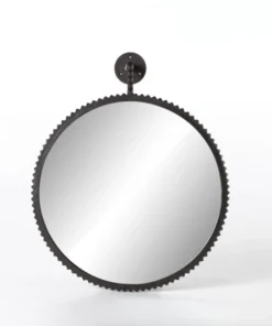 Four Hands Cru Large Mirror Aged Bronze
