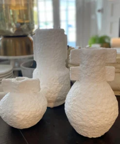 Currey And Company Aegean White Vase Set New Arrivals