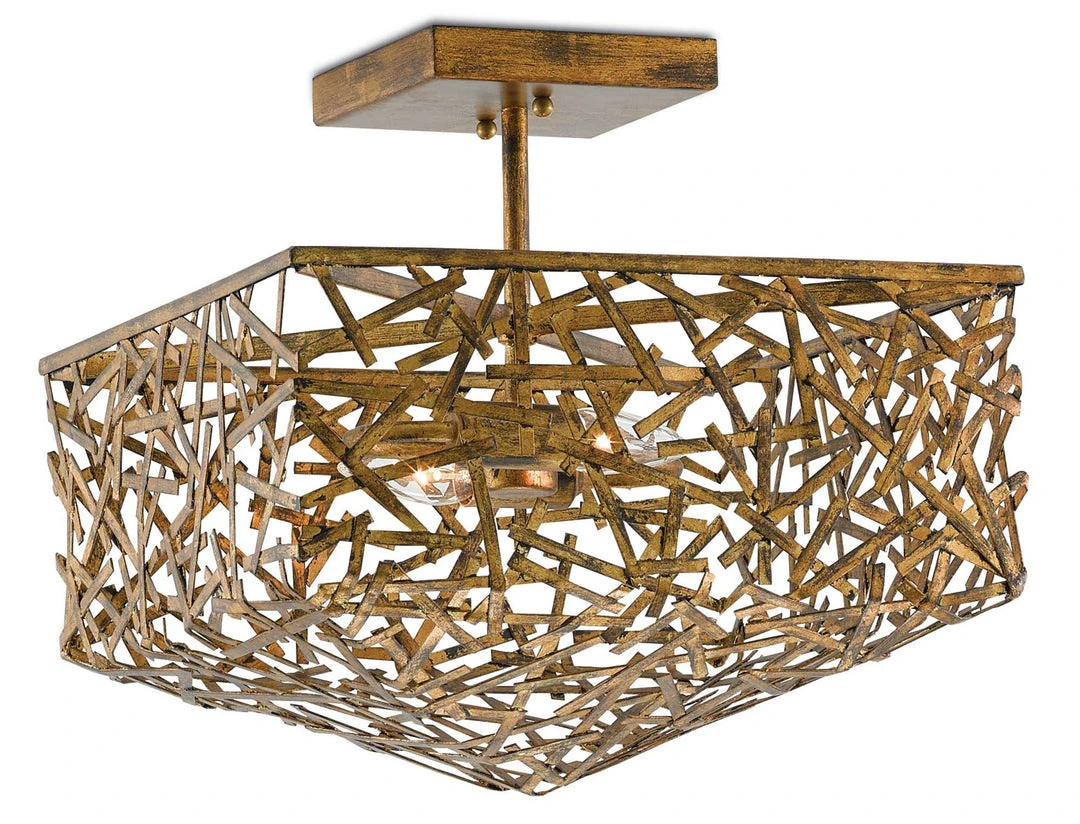 Currey And Company New Arrivals Confetti Semi Flush Mount 1 Currey And Company New Arrivals Confetti Semi Flush Mount