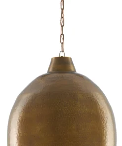 Currey And Company Earthshine Brass Large Pendant New Arrivals