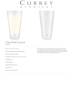 Currey And Company Cleo Wall Sconce 13 Currey And Company Cleo Wall Sconce