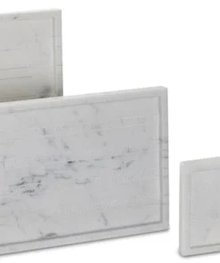 Currey And Company Everett White Tray Set Of 3 New Arrivals