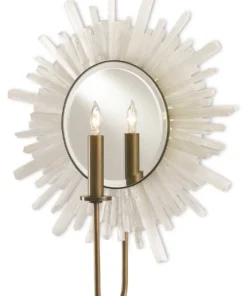 Currey And Company New Arrivals Halo Wall Sconce