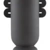 Currey And Company New Arrivals Happy 40 Straight Vase Black