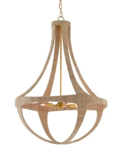 Currey And Company New Arrivals Ibiza Rope Chandelier