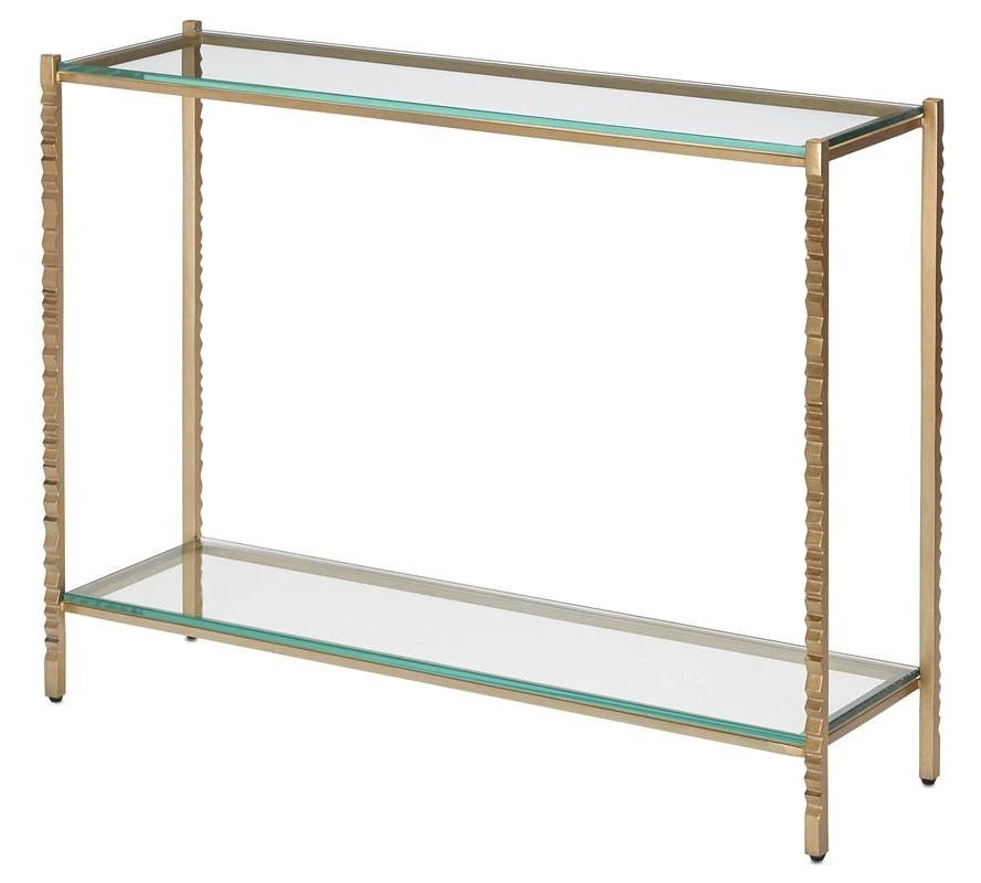 Currey And Company Logan Console Table Gold 1 Currey And Company Logan Console Table Gold