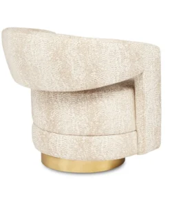 Currey And Company New Arrivals Maren Swivel Chair Wild Natural