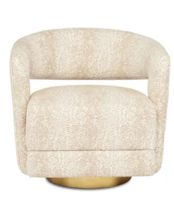 Currey And Company New Arrivals Maren Swivel Chair Wild Natural