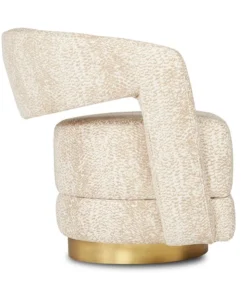 Currey And Company New Arrivals Maren Swivel Chair Wild Natural