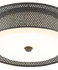 Currey And Company Notte Flush Mount