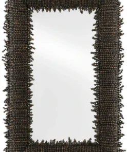 Currey And Company Pasay Large Mirror Black New Arrivals