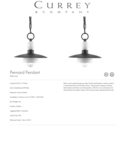 Currey And Company Pennard Pendant New Arrivals 9 Currey And Company Pennard Pendant New Arrivals