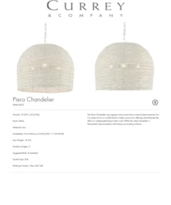 Currey And Company Piero Chandelier New Arrivals