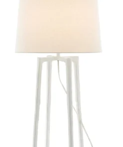 Currey And Company New Arrivals Rowan Table Lamp White