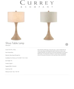 Currey And Company Shiva Table Lamp New Arrivals 7 Currey And Company Shiva Table Lamp New Arrivals