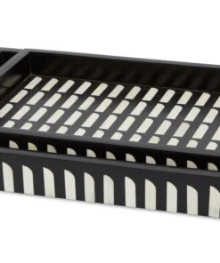 Currey And Company Swoop Tray Set Of Two