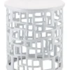 Currey And Company Wasi Accent Table White New Arrivals