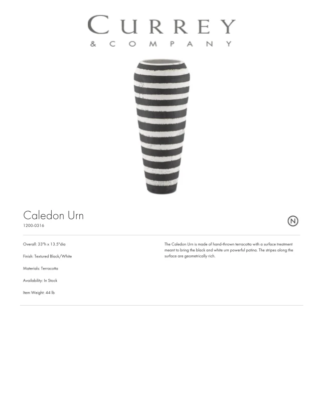 Currey And Company New Arrivals Caledon Urn 3 Currey And Company New Arrivals Caledon Urn