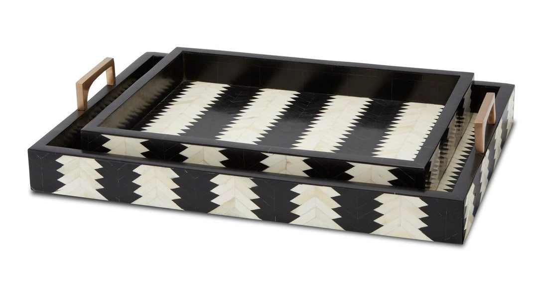 Currey And Company Arrow Tray Set Of Two New Arrivals 1 Currey And Company Arrow Tray Set Of Two New Arrivals