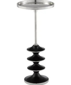 Currey And Company Cirebon Silver Drinks Table New Arrivals