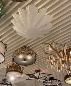 Currey And Company Hadley Semi Flush Mount Chandelier New Arrivals