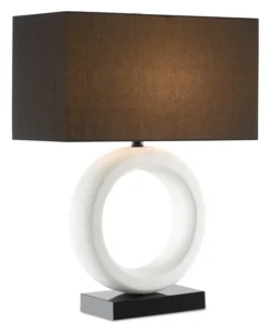 Currey And Company Kirkos White Table Lamp 8 Currey And Company Kirkos White Table Lamp
