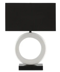 Currey And Company Kirkos White Table Lamp