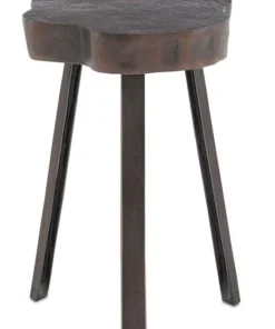 Currey And Company New Arrivals Mambo Graphite Accent Table