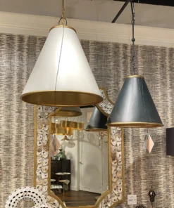 Currey And Company New Arrivals Pierrepont Pendant White Two Sizes