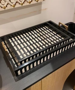 Currey And Company Swoop Tray Set Of Two