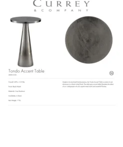 Currey And Company New Arrivals Tondo Accent Table 5 Currey And Company New Arrivals Tondo Accent Table