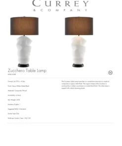 Currey And Company New Arrivals Zucchero Table Lamp 9 Currey And Company New Arrivals Zucchero Table Lamp