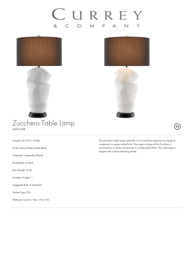 Currey And Company New Arrivals Zucchero Table Lamp 5 Currey And Company New Arrivals Zucchero Table Lamp