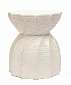 Made Goods Bea Stool Glossy White