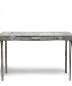 Made Goods Audrey Desk Cool Gray Faux Shagreen New Arrivals