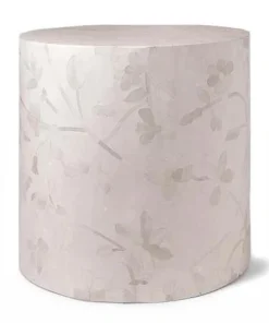 Made Goods New Arrivals Lola Drum Stool White