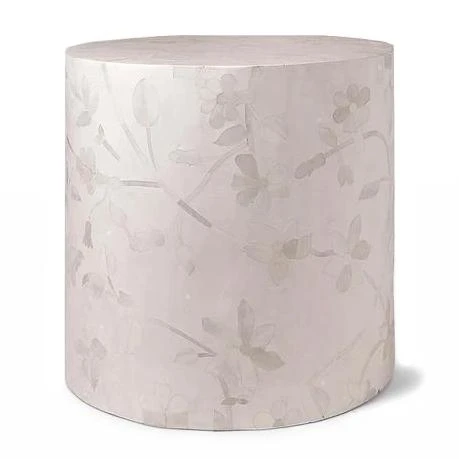 Made Goods New Arrivals Lola Drum Stool White 1 Made Goods New Arrivals Lola Drum Stool White