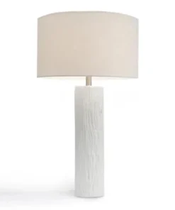 Made Goods Russell Table Lamp White Plaster Resin New Arrivals