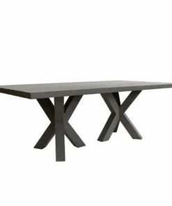 Worlds Away New Arrivals Haines Dining Table Smoke Gray