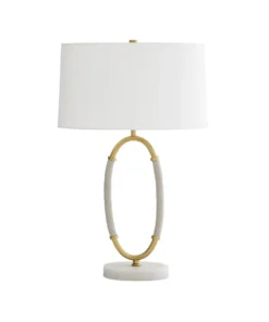 Arteriors Home New Arrivals Landon Lamp Cream Leather