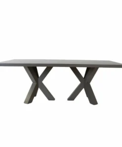 Worlds Away New Arrivals Haines Dining Table Smoke Gray