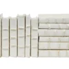 E Lawrence Antique White Parchment Minis Book Set Of 12