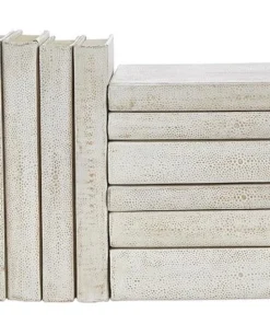 E Lawrence New Arrivals White Shagreen Books Set